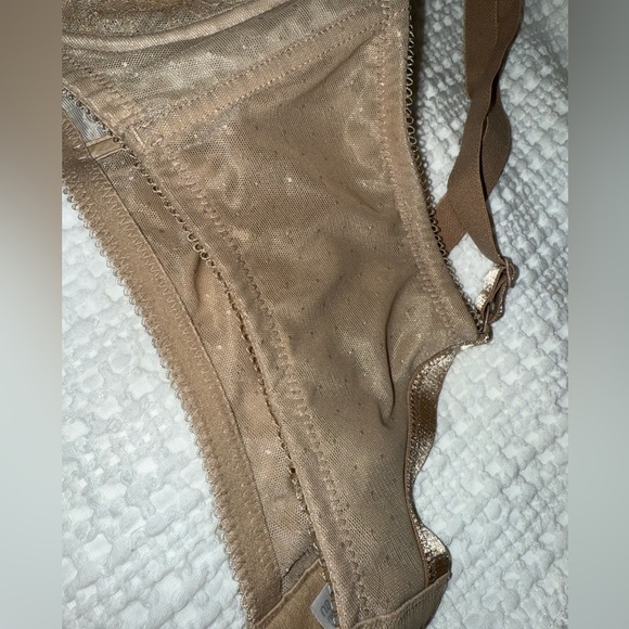 Wacoal Retro Chic 40D Full Coverage Chantilly Lace in Toast unlined underwire - Picture 8 of 15